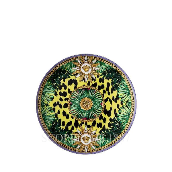 versace jungleb animalier wild plate 17 cm