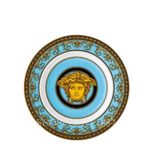 versace medusa colours–celeste plate 18 cm