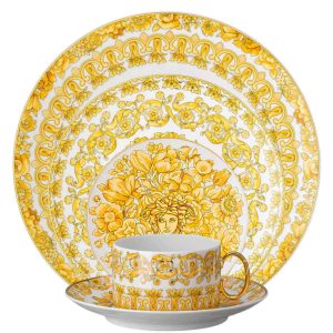 versace medusa rhapsody 5-piece place setting