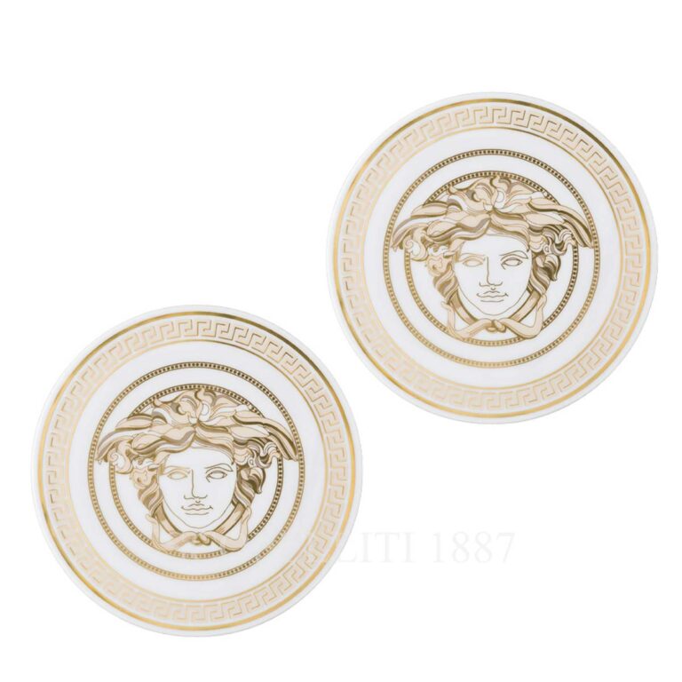 versace coasters medusa gala set of 2