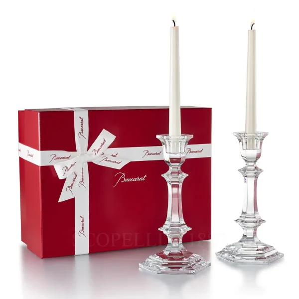 baccarat harcourt candleholder set