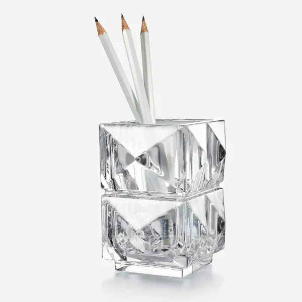 baccarat louxor crystal pencil holder