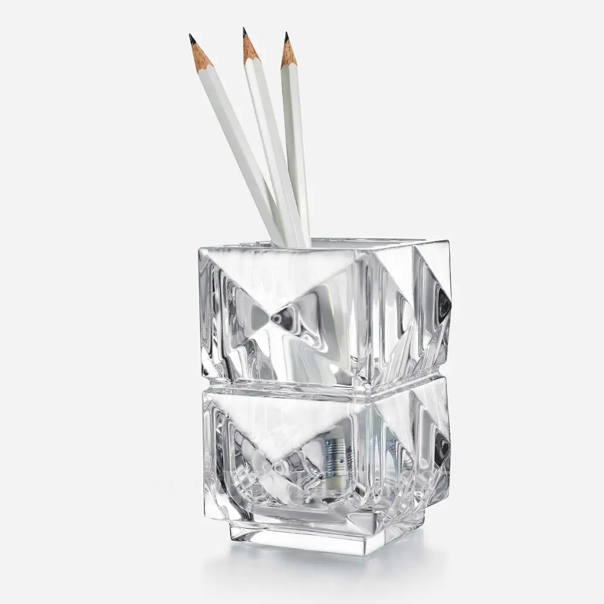baccarat louxor crystal pencil holder