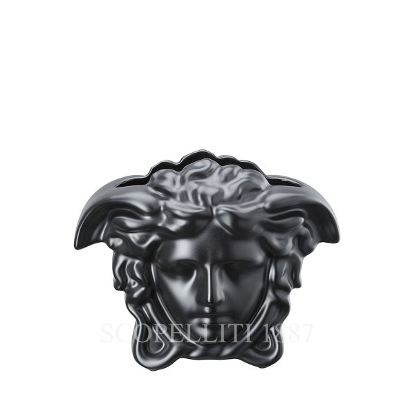 versace vase 15 cm black medusa grande