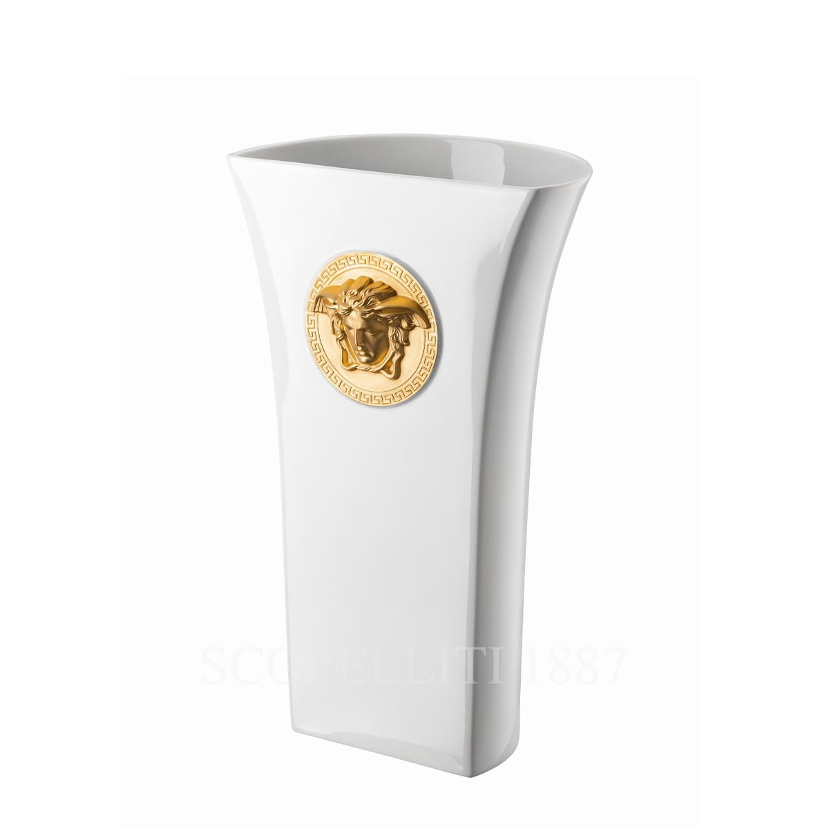 versace vase 34 cm white medusa madness