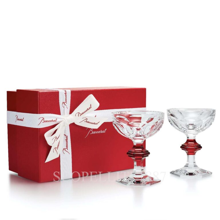 baccarat set 2 coupes harcourt 1841