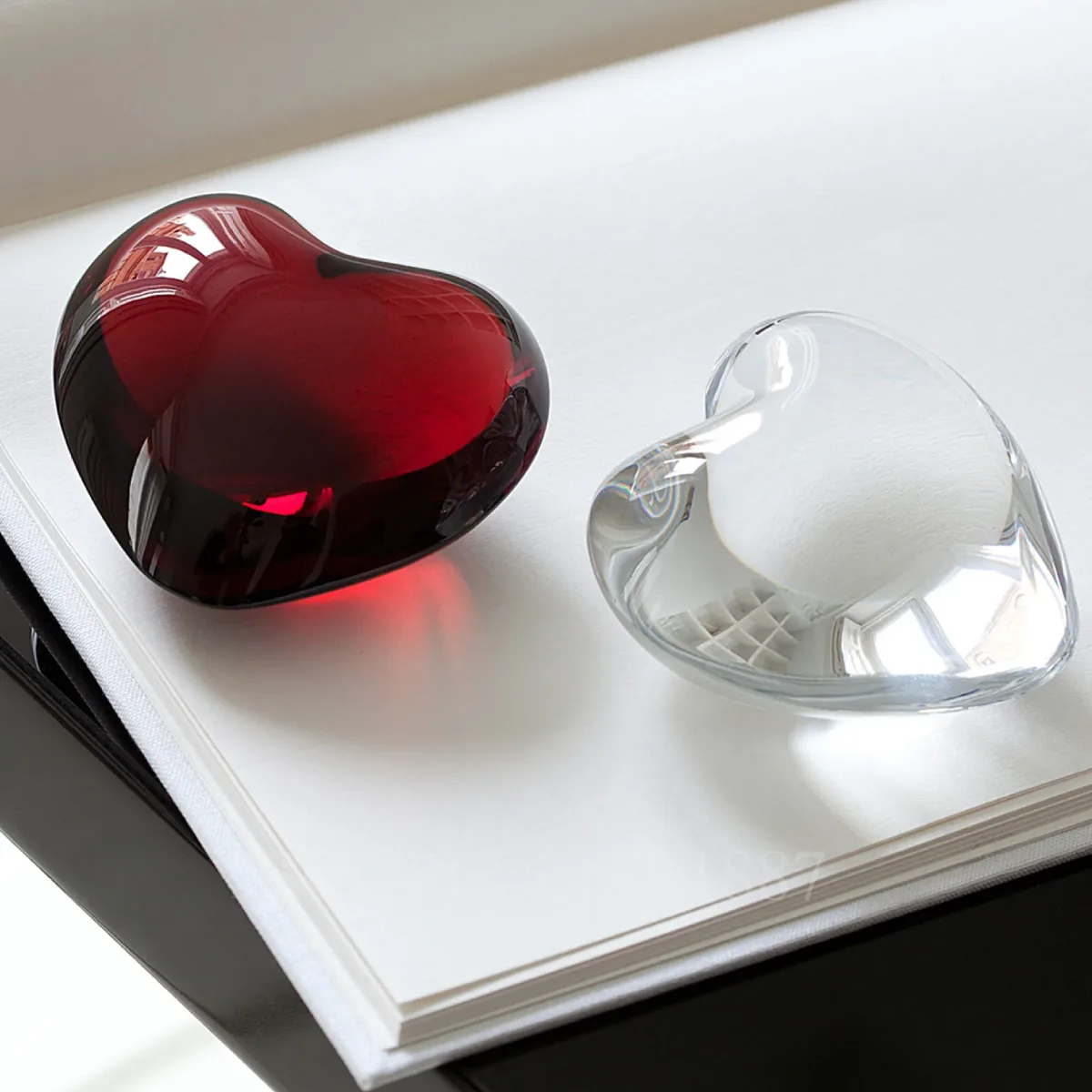 Baccarat Clear Cupid Heart - Image 2