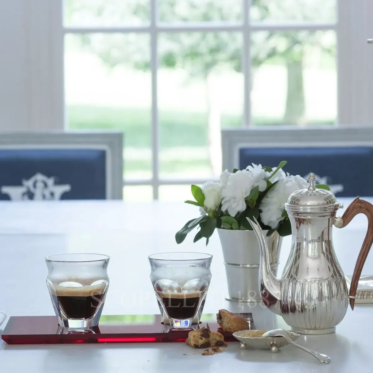 baccarat harcourt coffee set