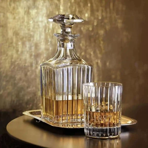 baccarat harmonie decanter with tumbler in crystal