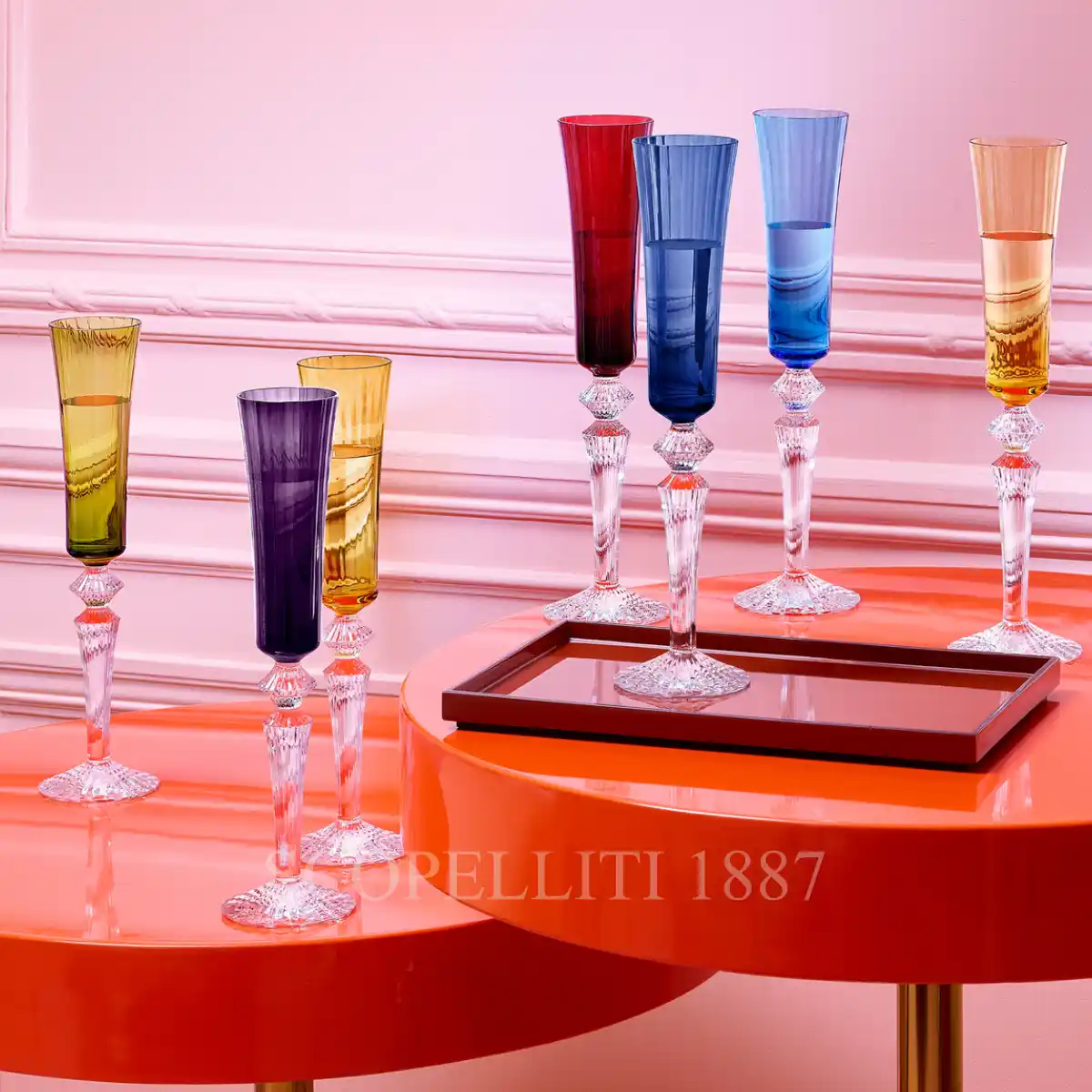 baccarat gift set 4 flutes mille nuits flutissimo