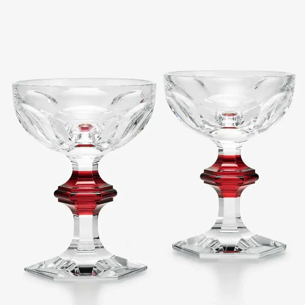 baccarat set 2 coupes harcourt 1841