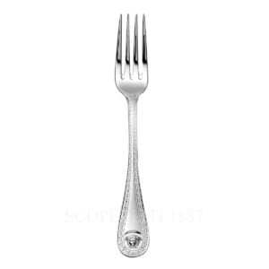 versace medusa cutlery silver plated dinner fork