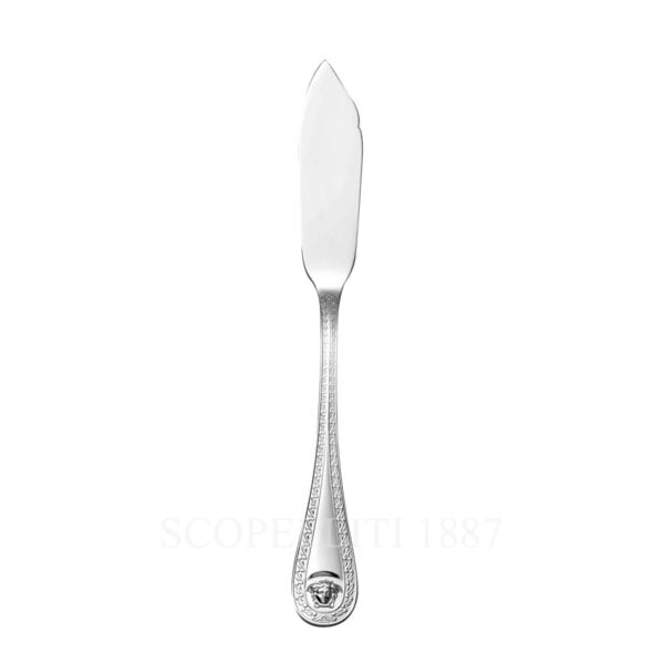 versace medusa cutlery silver plated fish knife