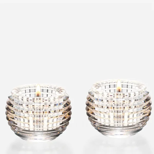 baccarat crystal clear eye votive set