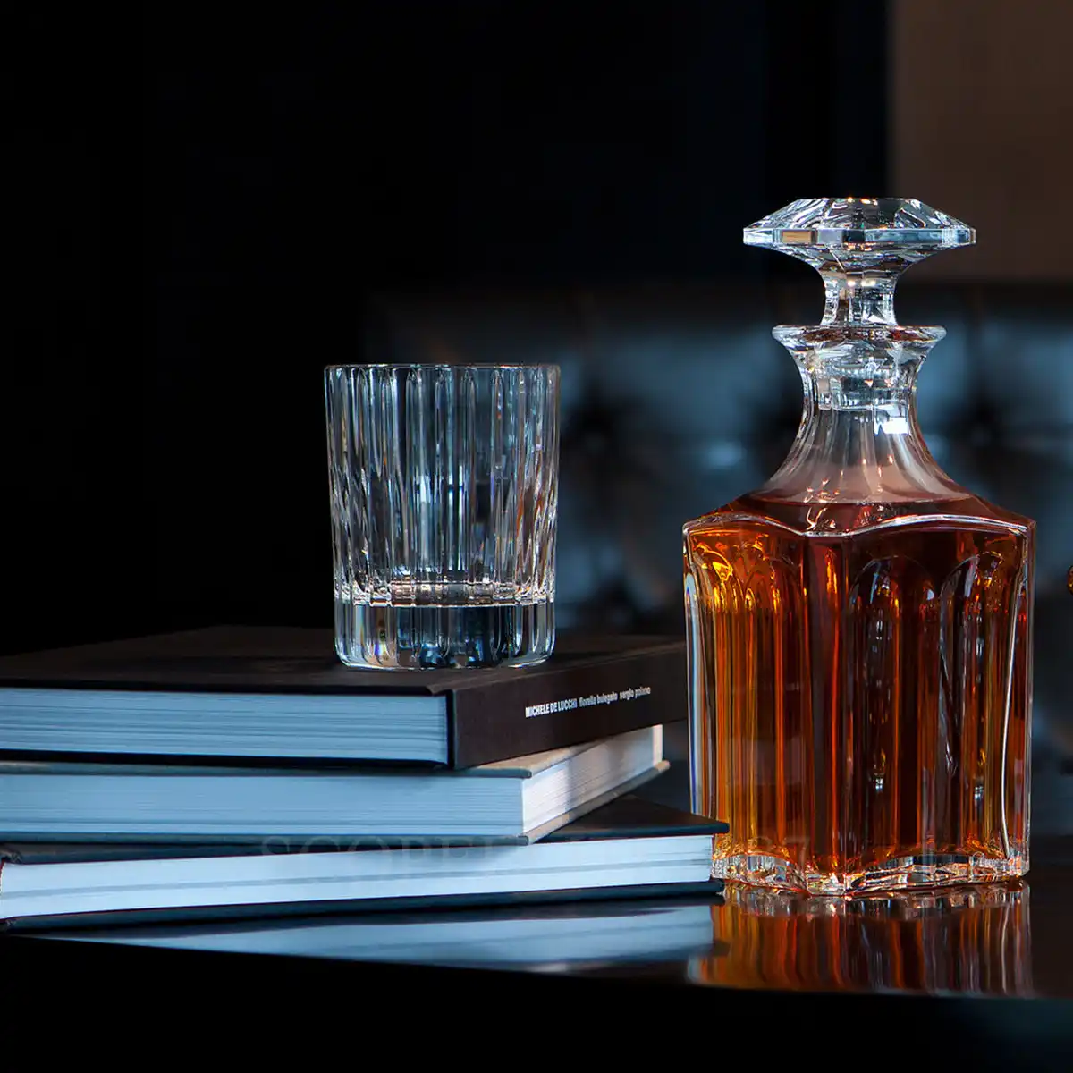baccarat whisky decanter harcourt 1841