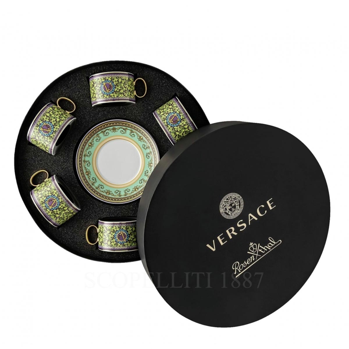 versace barocco mosaic tea set