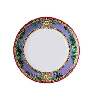 versace jungle animalier plate 21 cm