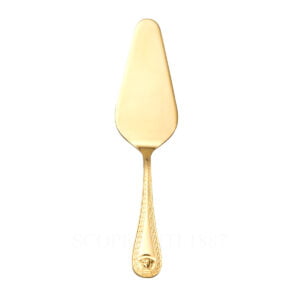 versace medusa cutlery gold plated cake shovel