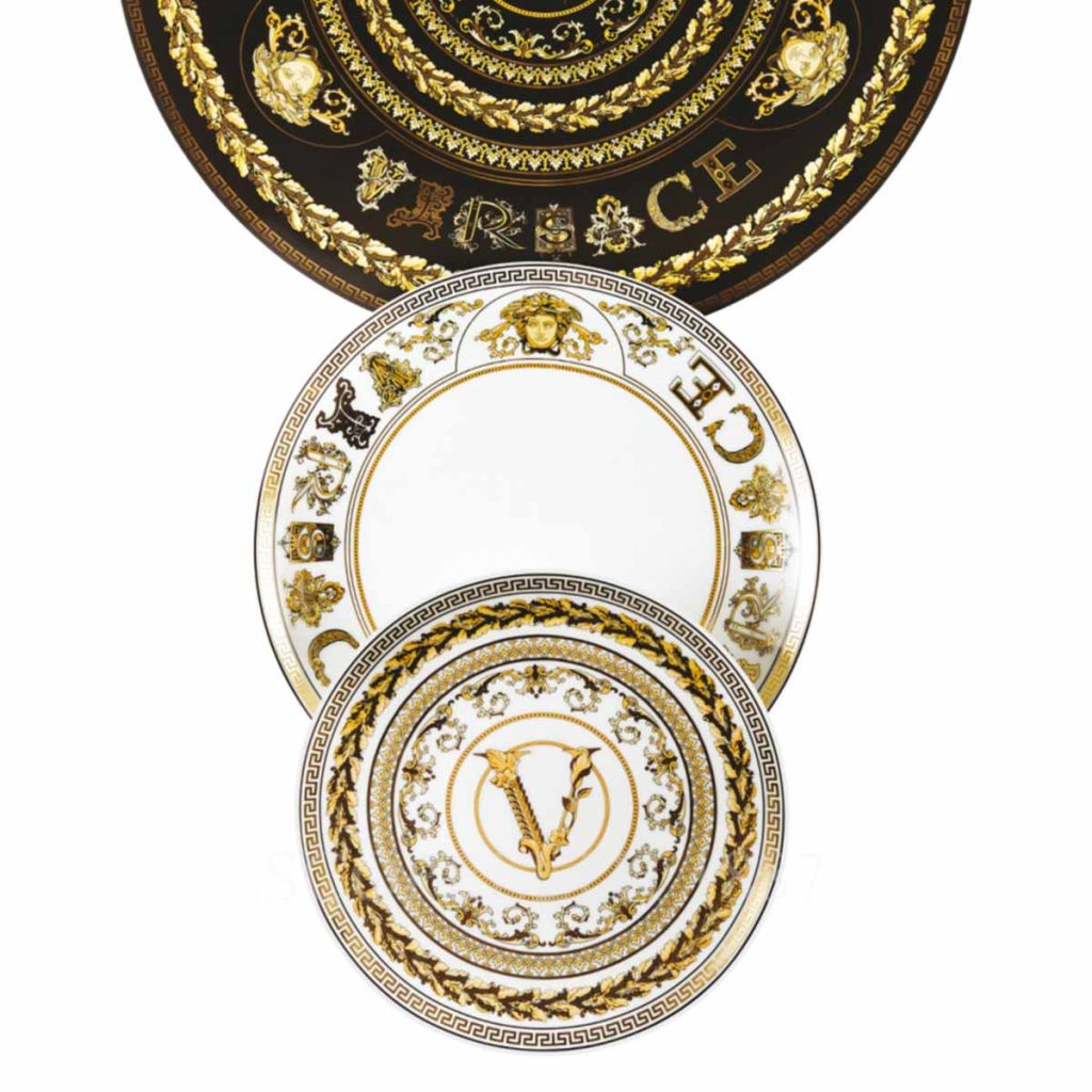 versace virtus gala tableware