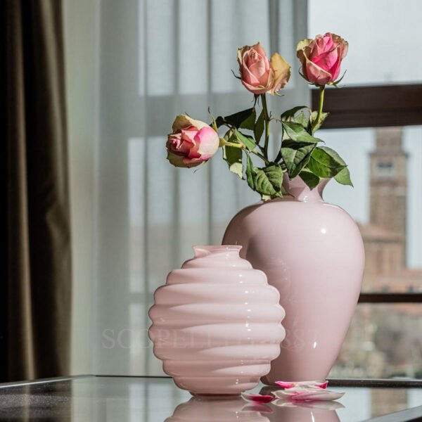 venini murano rose vase