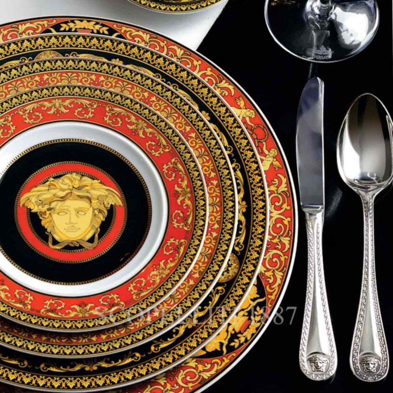 versace cutlery medusa silver plated