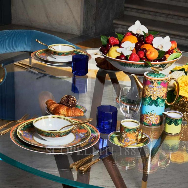 versace jungle animalier dinnerware collection