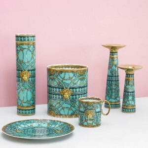 versace la scala del palazzo green tableware