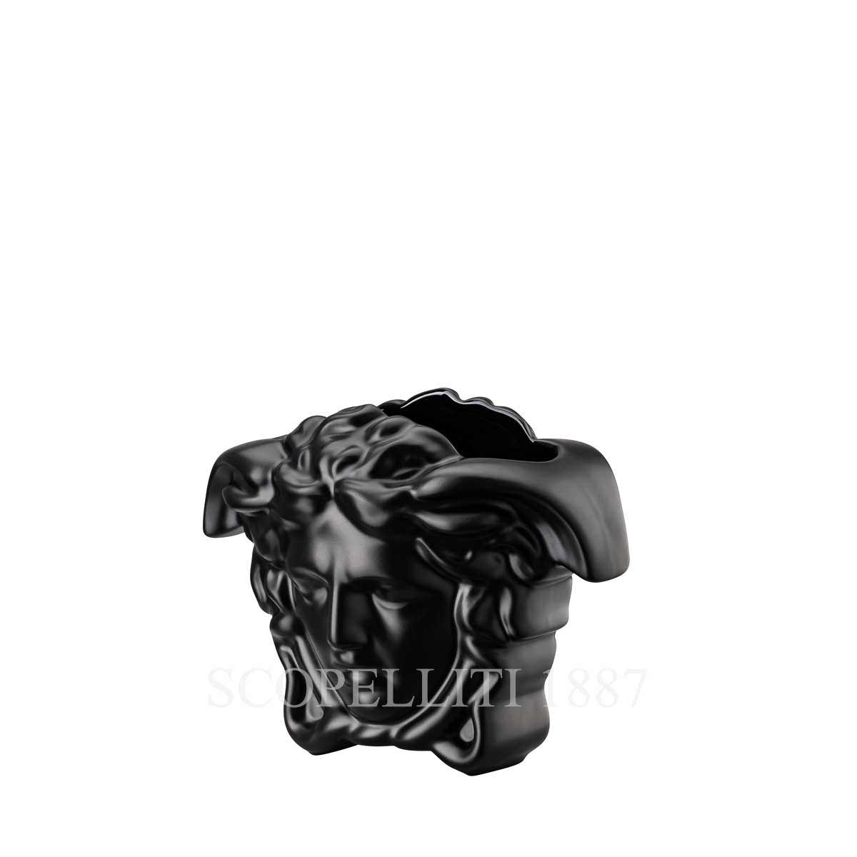 versace vase 9 cm black medusa grande