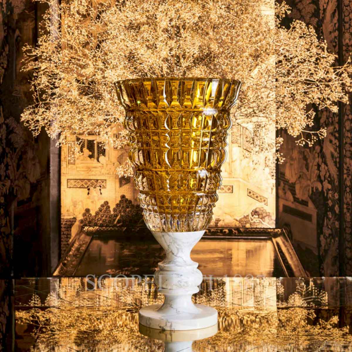 Baccarat Antique Vase Amber by Marcel Wanders | Limited Edition Gift