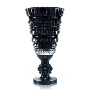 baccarat antique vase black limited edition
