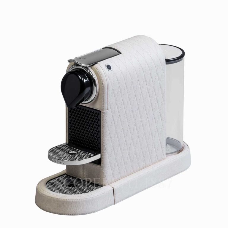 citiz diamonds coffee machine in leather pigment