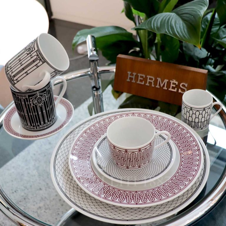 hermes h deco tableware