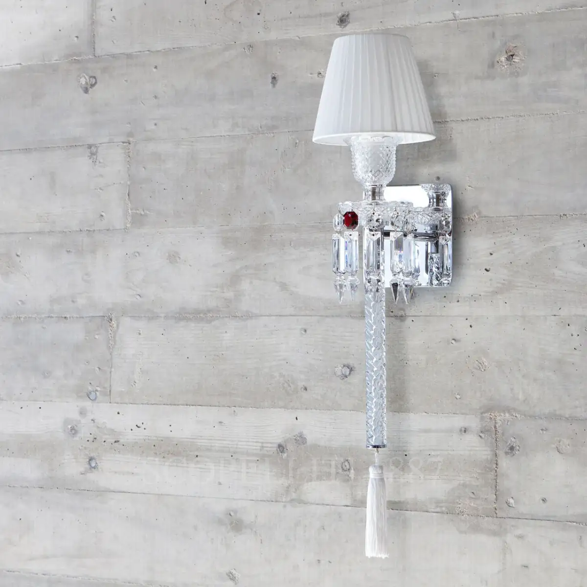 baccarat torch wall sconce