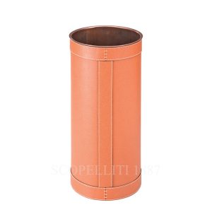 giobagnara umbrella stand in leather