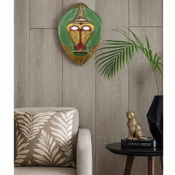bosa wall mask green primate