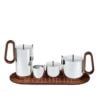 Puiforcat Phi Collection Tea and Coffee Set with Tray