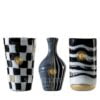 Venini Versace Set of 3 Vases Limited Edition NEW