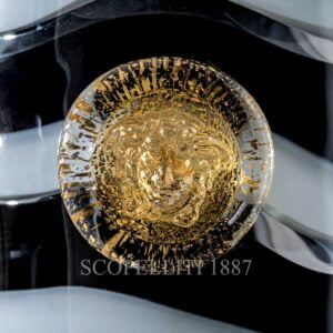 venini versace vase gold medusa