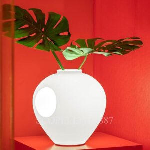 foscarini vase lamp white madre