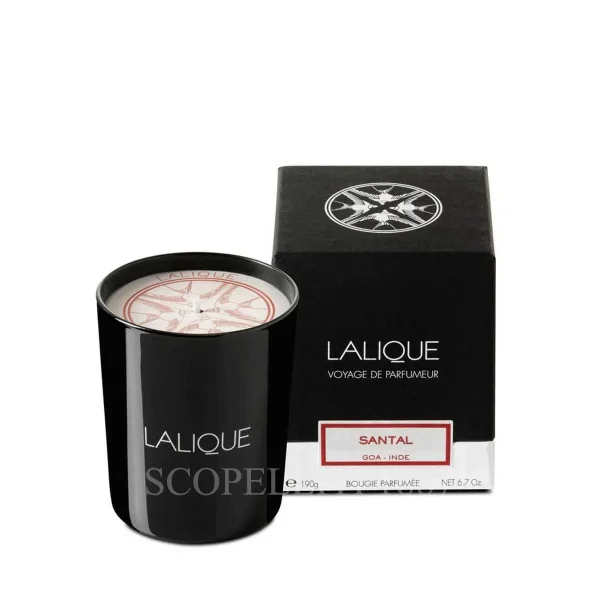 lalique voyage de parfumeur scented candle santal