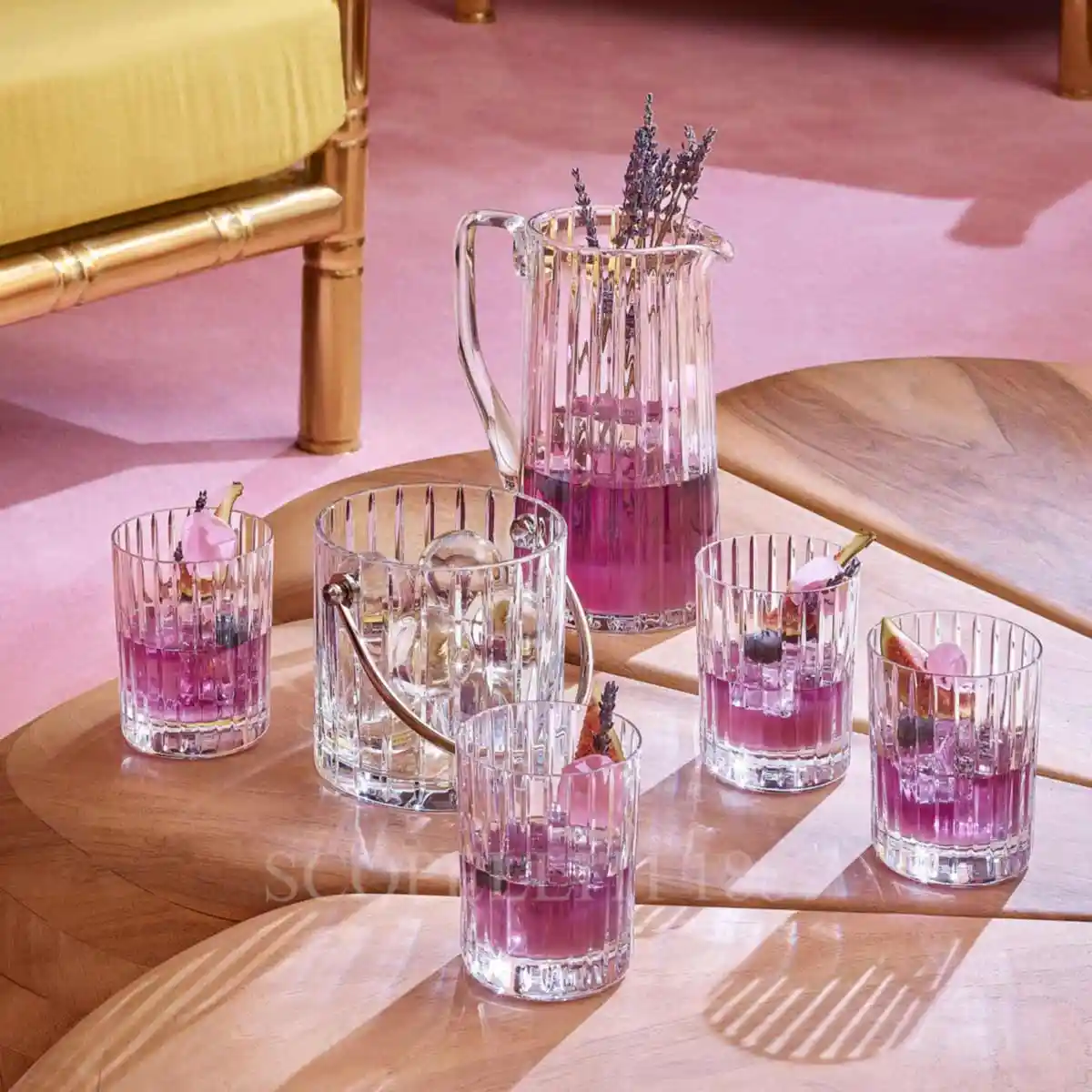baccarat harmonie bar gift set on the rocks