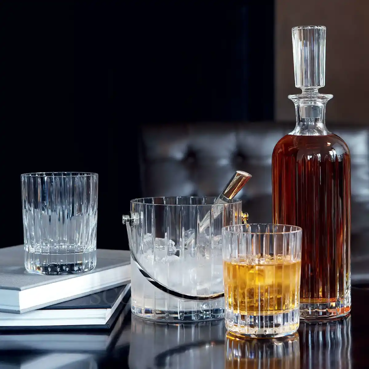 baccarat harmonie bar gift set on the rocks