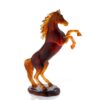 Daum Horse Figurine Amber Brown Limited Edition