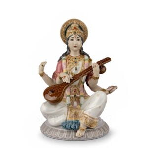 lladro goddess saraswati figurine