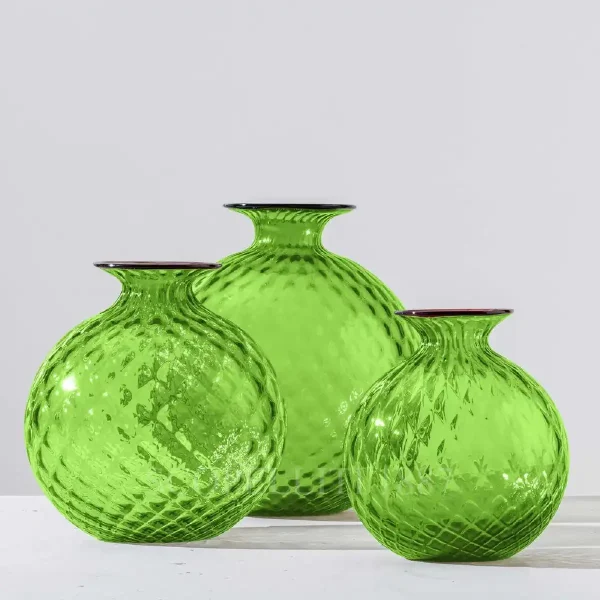 venini monofiore balloton vase large grass green