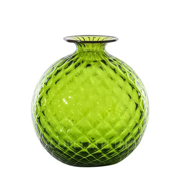 venini monofiore balloton vase large grass green