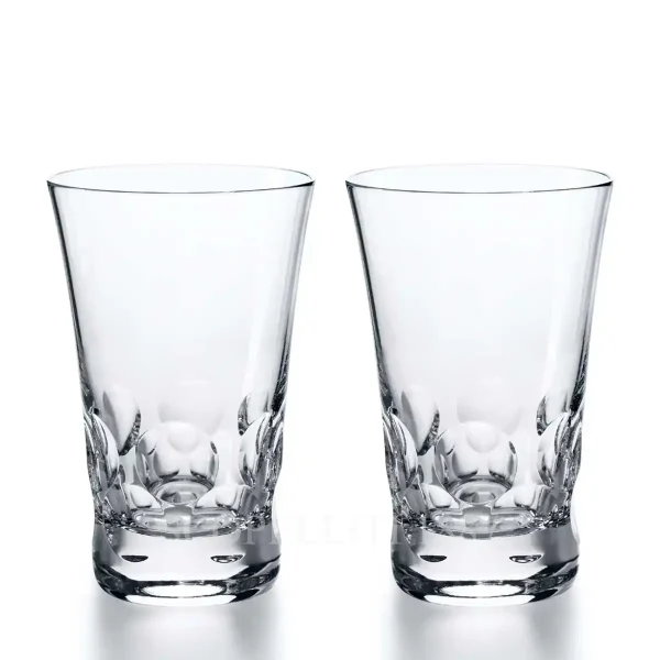 baccarat beluga set two crystal highballs