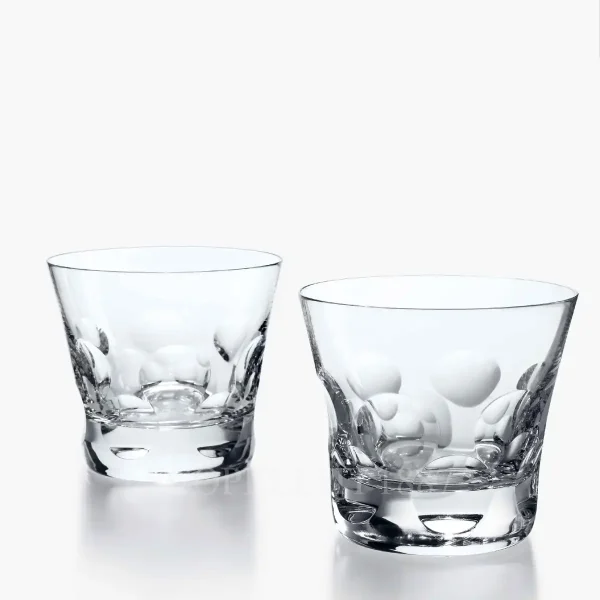 baccarat beluga set two crystal tumblers small
