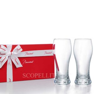 baccarat set of 2 beer highballs