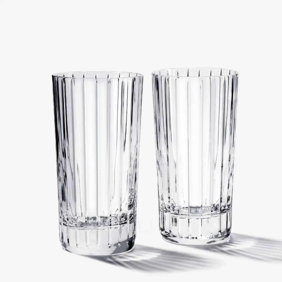 baccarat harmonie set two crystal highballs